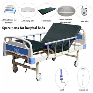 Venta directa de fábrica <span class=keywords><strong>Hill</strong></span>-<span class=keywords><strong>rom</strong></span> Manual de Enfermería Médica automática Cama de <span class=keywords><strong>hospital</strong></span> con manivela de 2 funciones - Product Image 2