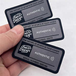 ป้ายคอผ้าฝ้ายออร์แกนิคแบบทอ NFC สำหรับเสื้อผ้าเด็ก - Product Image 4
