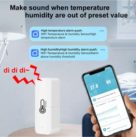 Moniteur de Qualité de l'Air Intelligent Tuya Zigbee, Contrôle par Application, Alimenté par Batterie, Capteur Sans Fil pour TV, Villa, Centre Commercial, Entrepôt