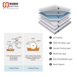 Suministro de Fábrica: <span class=keywords><strong>Rollo</strong></span> de Suelo Vinílico de PVC de 2mm, Antideslizante, Adhesivo, para Uso <span class=keywords><strong>en</strong></span> Interiores, Oficinas y Hoteles, <span class=keywords><strong>Económico</strong></span>, Diseño Personalizado, Tablón Ancho - Product Image 4