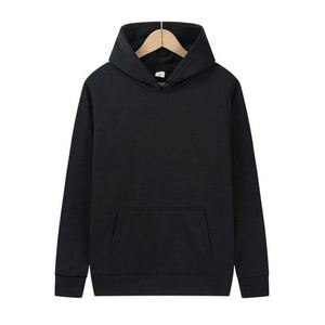 High Quality Custom Logo Printing 230 GSM 100% Polyester Fleece Blank Loose Style Casual <b>Plus</b> <b>Size</b> Men's Hoodies - Product Image 3