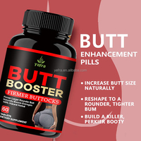 Pastillas Yefra Hip Big Butt para Aumentar y Reafirmar los Glúteos, Cápsulas para Mejorar los Glúteos