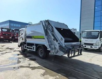 Camion benne à ordures compacte SINOTRUK 4*2 6CBM à chargement arrière, diesel, manuel, à vendre en Chine