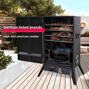 Comercial y doméstico American <span class=keywords><strong>Texas</strong></span> Gas <span class=keywords><strong>Grill</strong></span> Rack BBQ <span class=keywords><strong>Grill</strong></span> Fumador de leña Lujosa máquina de acero con recubrimiento en polvo Premium - Product Image 5
