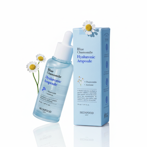 SKINFOOD Ampoule Hyaluronique Camomille Bleue 50ml Essence Visage Haute Qualité - Product Image 2