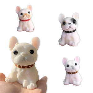 ของเล่นสุนัขพลาสติกน่ารัก วาดลายด้วยมือ ขนาดเล็ก น้ำหนักเบา ของเล่นบีบคลายเครียด ของขวัญวันเกิด/วันอีสเตอร์สำหรับเด็ก - Product Image 5