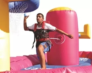 Jeu de basket-ball <span class=keywords><strong>gonflable</strong></span> géant pour enfants et adultes, 4 joueurs - Product Image 3