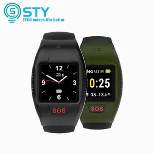 4G Smartwatch L12 workers with fall detection alarm SOS GPS WiFi BT locate emergency safety help adult senior Smart watch