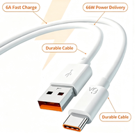Câble de charge rapide USB-C PD 66W 6A à conducteur en cuivre pur, idéal pour imprimante, téléphone portable, appareil photo et lecteur de codes-barres – Meilleures ventes