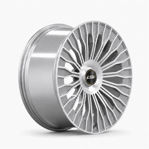 ล้อฟอร์จ LS8044 ขอบลึกแบบหลายก้าน สีดำหน้าเจียร ขอบอัลลอย 5x114.3 5x120 สำหรับรถยนต์นั่งส่วนบุคคล - Product Image 6