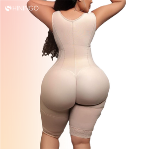 Precio de fábrica Cintura alta <span class=keywords><strong>Tummy</strong></span> Tuck Body Mujer Adelgazante Body Shaper Corsé Tops Spandex Ligero Personalizable Privado - Product Image 4