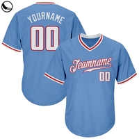 Maillot de baseball respirant à séchage rapide, boutonné, pour garçons et hommes, unisexe, noir