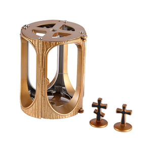 Chine cimetière lanterne mausolée lumière funéraire adulte mémorial granit métal lanterne pierre tombale lanterne lusino cimetière décoration - Product Image 1