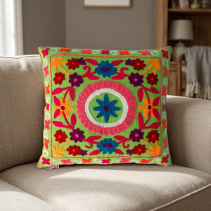 Housse de coussin carrée de haute qualité 45x45 motif brodé multicolore pour la maison hôtel hôpital utilisation Sublimation amical - Product Image 2