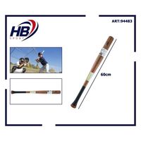 Bate de Béisbol de Caoba Importado de 60 CM, 0.5 kg, 1 Pieza, Barril de 2.5 Pulgadas, Calidad Premium para Principiantes y Entusiastas del Deporte