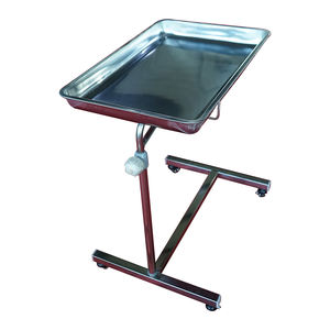 YFQ022 paslanmaz çelik cerrahi <span class=keywords><strong>Mayo</strong></span> masa enstrüman arabası tıbbi taşıma arabası ISO sertifikalı 4 tekerlek - Product Image 4