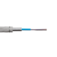 Câble de terre aérien OPGW Shenguan G652D à fibre optique monomode pour la communication des réseaux électriques
