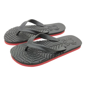 Sandales décontractées pour hommes Nicecin, design personnalisé, tongs souples avec semelle intérieure en PE à motif araignée, semelle extérieure rouge durable, tongs de plage - Product Image 2