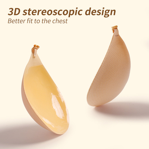 Liền Mạch Sexy Strapless Silicone Áo Ngực An Toàn Dính Vô Hình Dày <span class=keywords><strong>Push</strong></span>-<span class=keywords><strong>up</strong></span> Nâng Mạnh Mẽ Dính Cup Dây Miễn Phí - Product Image 3