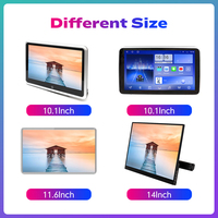 Écran tactile de moniteur d'appui-tête de 10,1 pouces, écran TV, écran IPS, Android, WIFI, tablette pour siège arrière de voiture, lecteur multimédia, CarPlay