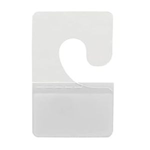 Self <b>Adhesive</b> J <b>Hook</b> Hanging Tabs Heavy Duty Sticky Plastic Hang Tags for Retail Displays Clear <b>Hook</b> Hang Tabs - Product Image 1