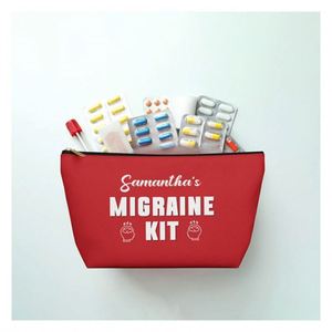 Kit Personalizado para Migrañas, Kit de Primeros Auxilios, Kit de Supervivencia para Resaca, Bolsa Pequeña para Uso Médico, Deportivo y de Oficina - Product Image 1