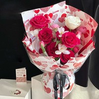 Papier d'emballage pour fleurs multicolores, DIY, imperméable, épais, style européen, matériel pour la création florale en boutique
