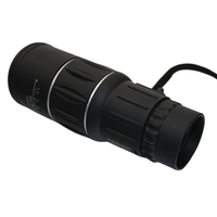 Télescope monoculaire portable HD 16X52 avec adaptateur pour téléphone pour l'observation des oiseaux, la chasse, le camping, l'observation en plein air