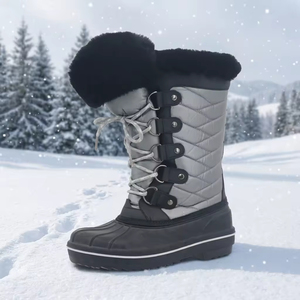 Bottes d'hiver pour femmes YL3724, vente en gros, mi-mollet, thermiques, chaudes, imperméables, pour la neige - Product Image 2