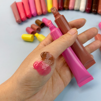 Baume à lèvres teinté polypeptide hydratant liquide haute pigmentation, maquillage hydratant, gloss à lèvres teinté, huile – Marque privée