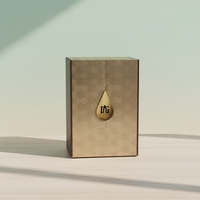 Boîte cadeau à vin double porte personnalisée de haute qualité avec gaufrage, fermeture magnétique, en matériau recyclable pour deux bouteilles et spiritueux