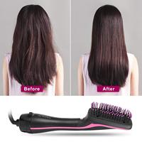 Nouvelle brosse sèche-cheveux électrique 2-en-1, brosse à air chaud, outils de coiffure, sèche-cheveux ionique, lisseur pour hôtel et usage domestique