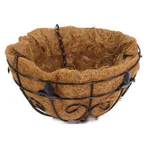 Panier à fleurs suspendu artificiel pour la décoration intérieure et extérieure du jardin, pot de fleurs suspendu - Product Image 2