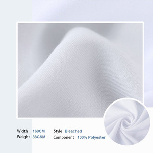 Mckinley Công Ty 100% <span class=keywords><strong>Polyester</strong></span> 170Cm 80gsm Đồng Bằng Dệt Mùa Xuân Châu Á Loại Tơ Sống Tẩy Trắng Vải Đối Với Trang Chủ - Product Image 2