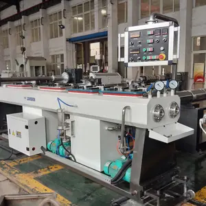 plastic pvc pipe extrusion making machine with pvc pipe belling machine