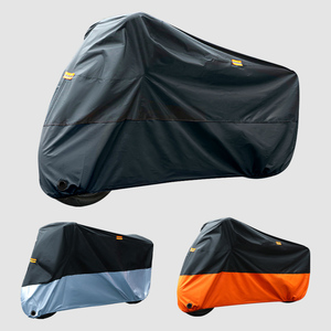 Ingrosso copri <span class=keywords><strong>moto</strong></span> portatile di alta qualità Super morbido resistente ai raggi UV <span class=keywords><strong>impermeabile</strong></span> resistente alla pioggia XL XXL fatto 210D Oxford viene borsa - Product Image 5