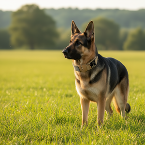 Lunarkon Tactical <b>Dog</b> <b>Collar</b> Medium Large Soft Nylon Adjustable Quick Release Buckle Reflective Strip Durable Comfortable - Product Image 2