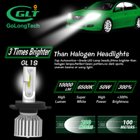 Ampoules de phares Led jaunes, GL1S, 50W, 10000lm, C318, Kit Hid, 55W, 3000K, Canbus Csp, pour phares, H11