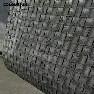 Design moderno nero flessibile piastrelle in ceramica pietra morbida per parete esterna multiuso applicazione opaco lustro dal fornitore