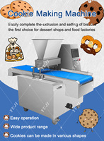 Machine à fabriquer des macarons et des biscuits automatiques pour boulangerie commerciale, à commande servo PLC, multifonctionnelle, compacte et à haute efficacité