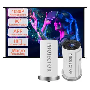 Installation-free integrated design TS-3 home office smart 4k HD mobile phone with the same screen integrated lift projector