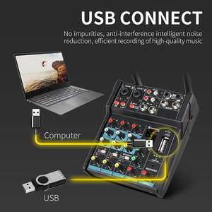 믹서 및 이퀄라이저 기능이있는 금속 전력 증폭기 - Product Image 4