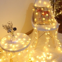 Neujahrs-Innen-und Außen dekoration LED-Schneeflocke Lichterketten Wellen beleuchtung Weihnachts feier Weihnachts dekorationen