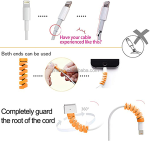 Ống bảo vệ cáp silicon dạng xoắn ốc bán buôn nhà máy năm 2023 dành cho cáp sạc <span class=keywords><strong>iPhone</strong></span> 14 - Product Image 5