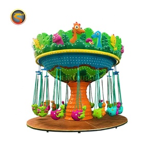 Funfair पार्क सवारी आउटडोर Manege मिनी उड़ान कुर्सी स्विंग बिक्री के लिए सवारी - Product Image 2