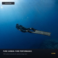 Palmes de plongée en apnée 100 % fibre de carbone à lame longue, poche intégrale, souples, moyennes ou dures, pour la pêche sous-marine et le snorkeling, personnalisables OEM