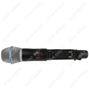 Microphone Sans Fil Professionnel QLXD4 QLXD24 avec Micro Main, Émetteur de Poche <span class=keywords><strong>BETA58</strong></span> BETA87 et Micro-Cravate Casque - Product Image 4