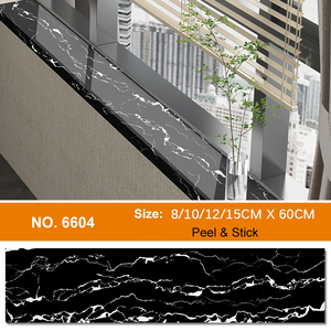 Rodapié de PVC autoadhesivo moderno, zócalo de pared impermeable, cubierta de borde de plástico, sala de estar, ignífugo, a prueba de humedad - Product Image 6