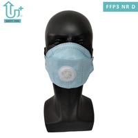 Masque respiratoire industriel respirant FFP3 avec valve, passe le test d'obstruction à la dolomite, confortable, respirateur non tissé
