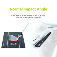 Planche d'analyse d'angle de swing de golf Qiangjian, Correcteur d'angle de face de club et d'assistance au swing de golf CN;JIN